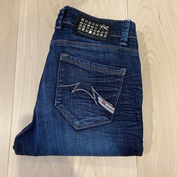 Parasuco jeans 205-RJO Womens high rise slim Dark Wash Size 27 WLB 014-E - Picture 3 of 10